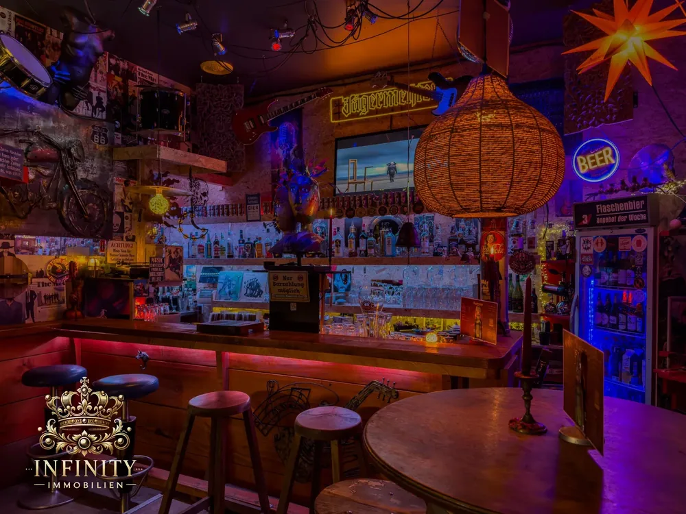 Bartresen mit Barhockern