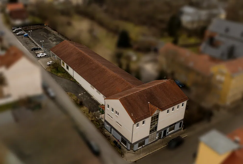 Verkaufte Wohn- und Gewerbeimmobilie in Apolda von oben